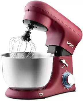 Миксер планетарный Kitfort КТ-3007-1 красный