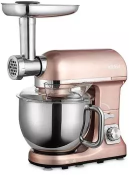 Миксер планетарный Kitfort КТ-3015 золотистый