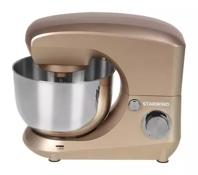 Миксер планетарный Starwind SPM5181 золотистый