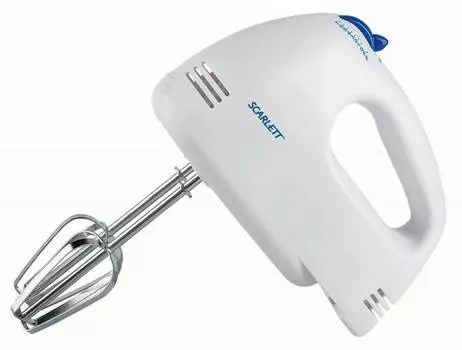 Миксер Scarlett SC-HM40S03 белый/синий (hm40s03)
