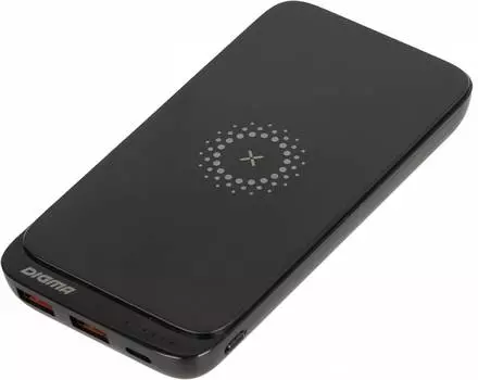 Мобильный аккумулятор DIGMA DGPQ10E черный (dgpq10e20pbk)