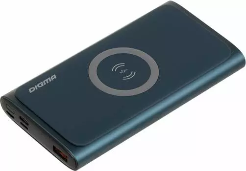 Мобильный аккумулятор DIGMA DGPQ10G синий (dgpq10g22cbl)