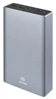 Мобильный аккумулятор DIGMA Power Delivery DG-PD-30000-SLV серебристый