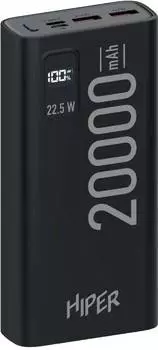 Мобильный аккумулятор HIPER EP 20000 черный (ep 20000 black)