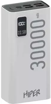 Мобильный аккумулятор HIPER EP 30000 белый (ep 30000 white)