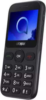 Мобильный телефон Alcatel 2019G серый (2019g-3aalru1)