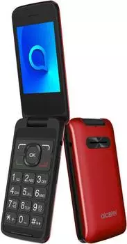 Мобильный телефон Alcatel 3025X красный (3025x-2dalru1)