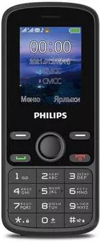 Мобильный телефон Philips Xenium E111 черный (867000176126)