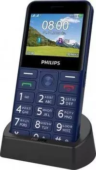 Мобильный телефон Philips Xenium E207 синий (867000174125)