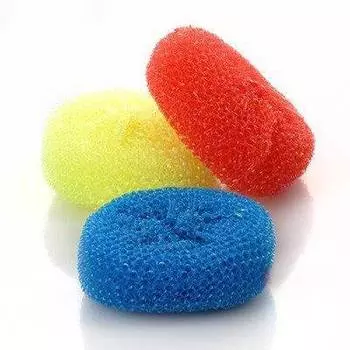 Мочалка EuroHouse, пластик (упак.:1шт) (7746)