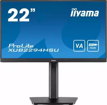 Монитор 21.5" Iiyama ProLite XUB2294HSU-B2, 1920х1080, 75 Гц, VA, черный