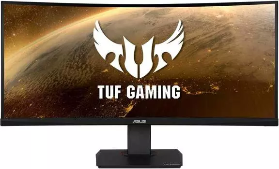 Монитор 35" Asus TUF Gaming VG35VQ, 3440х1440, 100 Гц, VA, темно-серый (90lm0520-b01170)