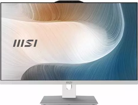 Моноблок MSI Modern AM272P 12M-400RU, 27", IPS, Intel Core i5 1240P, DDR4 16ГБ, SSD 512, Intel Iris Xe, Windows 11 Professional, белый (9s6-af8212-400)