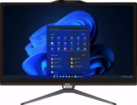 Моноблок MSI Pro AP222T 13M-013RU, 21.5", IPS, Intel Pentium Gold G7400, DDR4 4ГБ, SSD 128, Intel UHD Graphics 710, Windows 11 Professional, черный (9s6-ac0111-013)