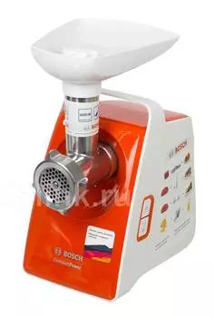 Мясорубка Bosch MFW3630I белый/оранжевый