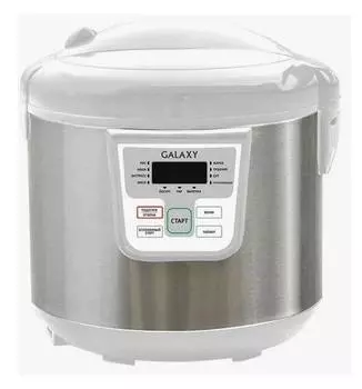 Мультиварка Galaxy GL2641 белый/серебристый (гл2641бел)