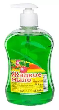 Мыло жидкое Радуга 0.5л яблоко