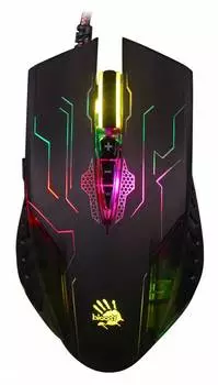 Мышь A4Tech Bloody Q51, черный/рисунок