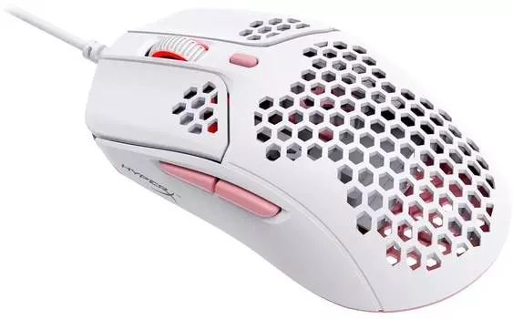 Мышь HyperX Pulsefire Haste, белый/розовый (4p5e4aa)