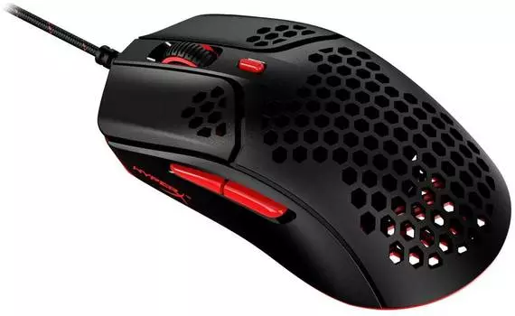 Мышь HyperX Pulsefire Haste, черный/красный (4p5e3aa)