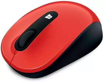 Мышь Microsoft Sculpt Mobile Mouse Flame Red, красный/черный (43u-00025)