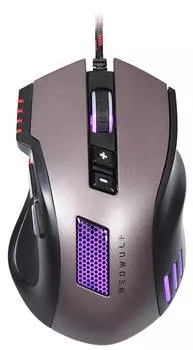 Мышь Оклик 805G V2 BEOWULF, черный/серебристый (393122)