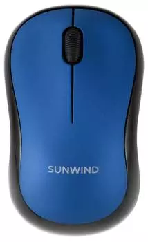 Мышь SunWind SW-M200, синий/черный (1611665)