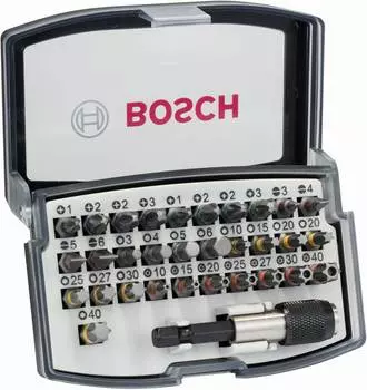 Набор бит Bosch Extra Hard универсал. (32пред.) для шуруповертов (2607017319)