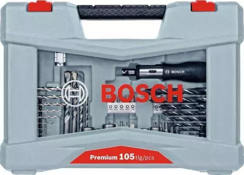 Набор бит Bosch Premium Set-105 (105пред.) для шуруповертов (2608p00236)