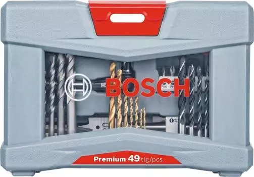 Набор бит Bosch Premium Set - 49 (49пред.) для шуруповертов (2608p00233)