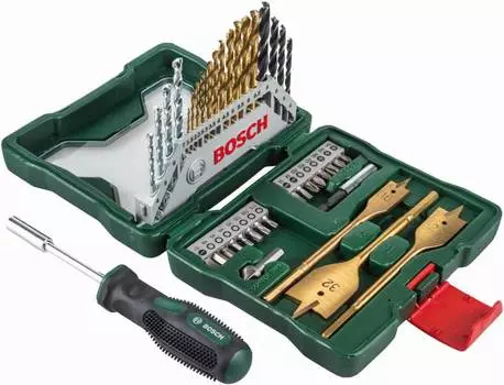 Набор бит и сверл Bosch X-line 40 (40пред.) для шуруповертов/дрелей (2607017334)