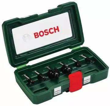 Набор фрез по дереву Bosch 6 НМ-SET (2607019463)