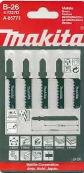 Набор пилок по дереву, металлу Makita A-85771, 5 предм.