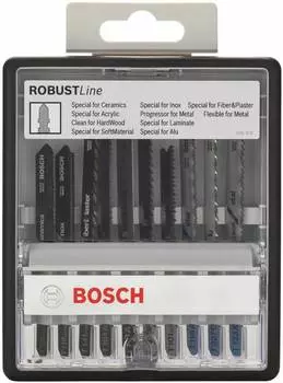 Набор пилок универсальные Bosch ROBUST LINE, 10 предм. (2607010574)