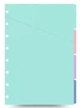 Набор разделителей для тетради Filofax Classic Bright Pocket 90x140мм цвет