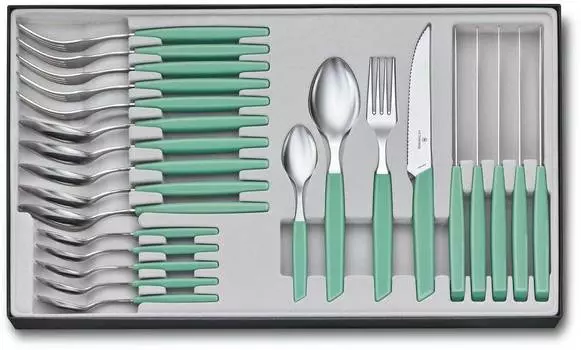 Набор столовых приборов Victorinox Swiss Modern, набор 24 предм. (6.9096.12w41.24)
