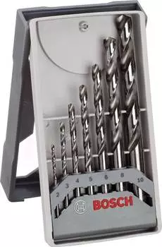 Набор сверл Bosch HSS-G по металлу (7пред.) для шуруповертов/дрелей (2608589295)