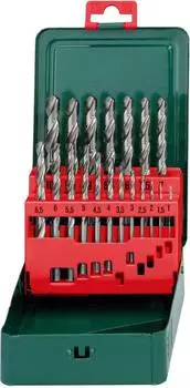 Набор сверл Metabo 627153000 по металлу (19пред.) для дрелей