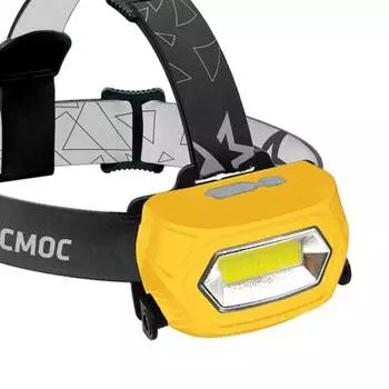 Налобный фонарь Космос, желтый, 240lm (KOC-LIPOH3WCOB) (плохая упаковка)