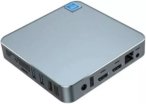Неттоп Rombica Horizon J4 GKJ442D, Intel Celeron J4125, LPDDR4 4ГБ, SSD 256ГБ, Intel UHD Graphics 600, noOS, серый (pcmi-0002)