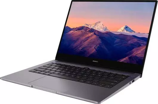 Ноутбук Huawei MateBook B3-420, 14", IPS, Intel Core i5 1135G7, DDR4 16ГБ, SSD 512ГБ, Intel Iris Xe graphics, серый космос (53013fcn)