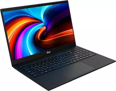 Ноутбук IRU Калибр 15TLI, 15.6", IPS, Intel Core i3 1115G4 8ГБ, SSD 256ГБ, Intel Iris Xe, черный (1906743)