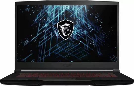 Ноутбук MSI GF63 12HW-005XRU, 15.6", IPS, Intel Core i5 12500H, DDR4 16ГБ, SSD 512ГБ, Intel Arc A370M 4ГБ, черный (9s7-16r712-005)