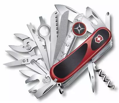 Нож Victorinox EvoGrip S54 красный/черный (2.5393.sc)