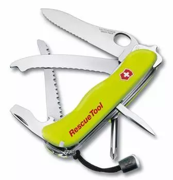 Нож Victorinox RescueTool One Hand салатовый (0.8623.mwn)