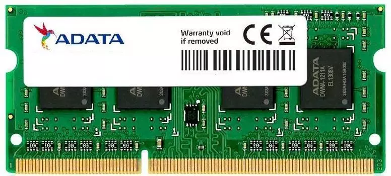 Оперативная память A-Data Premier DDR3L - 4Gb, 1600 МГц, SO-DIMM, CL11 (adds1600w4g11-s)