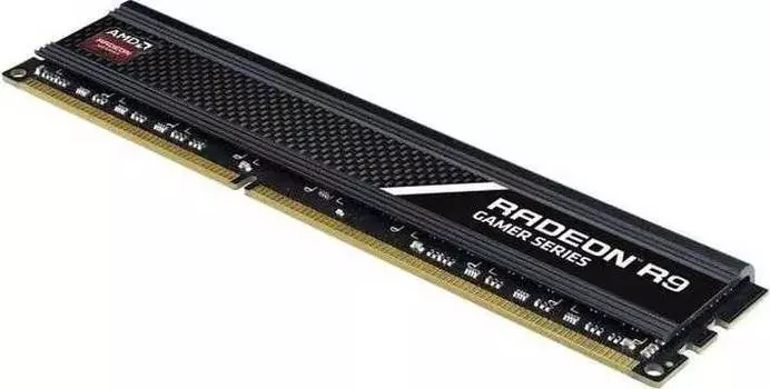 Оперативная память AMD Radeon R9 Gamer Series DDR4 - 8Gb, 3200 МГц, DIMM, CL16 (r948g3206u2s-u)