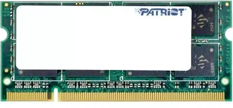 Оперативная память Patriot Signature DDR4 - 8Gb, 2666 МГц, SO-DIMM, CL19 (psd48g266681s)