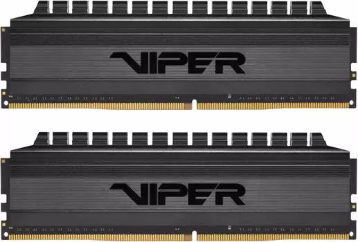 Оперативная память Patriot Viper 4 Blackout DDR4 - 2x 8Gb, 4400 МГц, DIMM, CL18 (pvb416g440c8k)