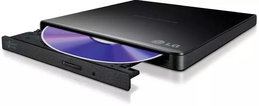Оптический привод LG GP57EB40 черный USB slim